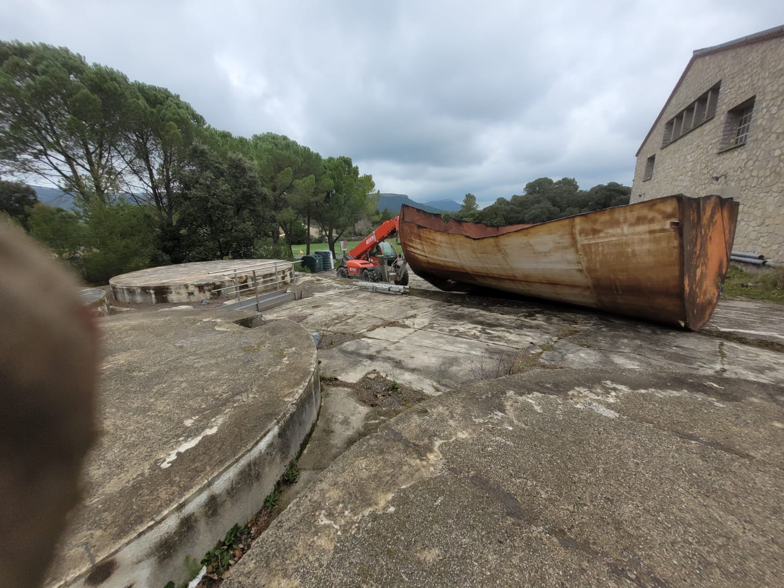 Débarras de cave coopérative viticole